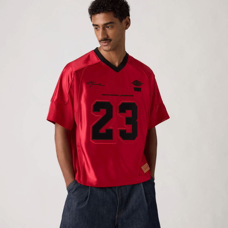 AIR JORDAN X LEVI'S GYM RED JERSEY