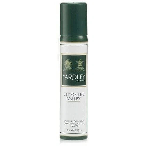 Luxury Perfumes Inc Yardley of London Refreshing Body Spray for Women, Lily of The Valley