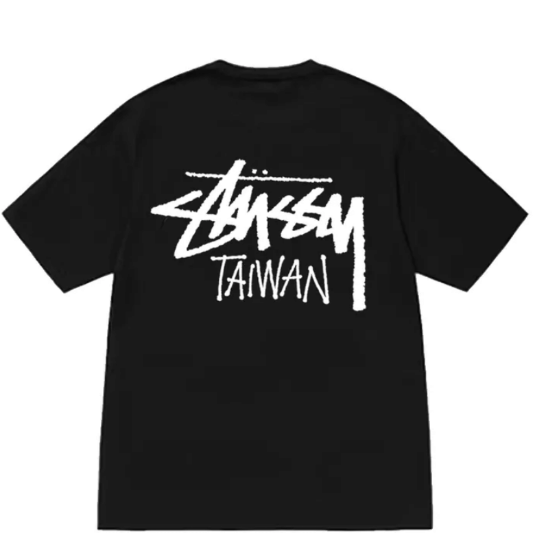 STUSSY STOCK TAIWAN BLACK TEE