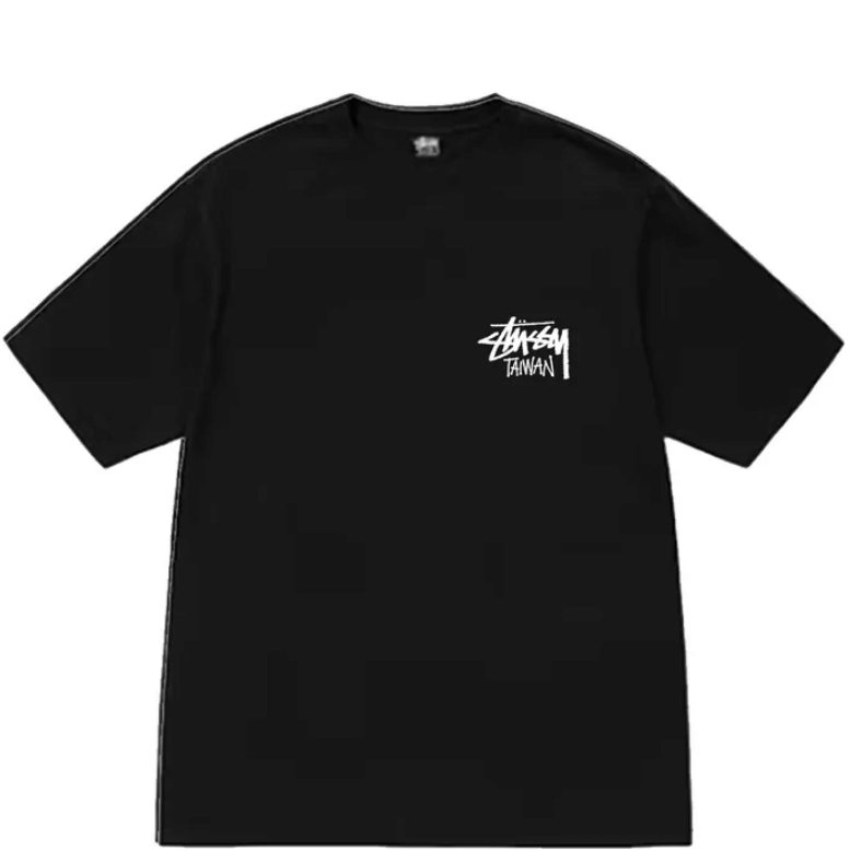 STUSSY STOCK TAIWAN BLACK TEE