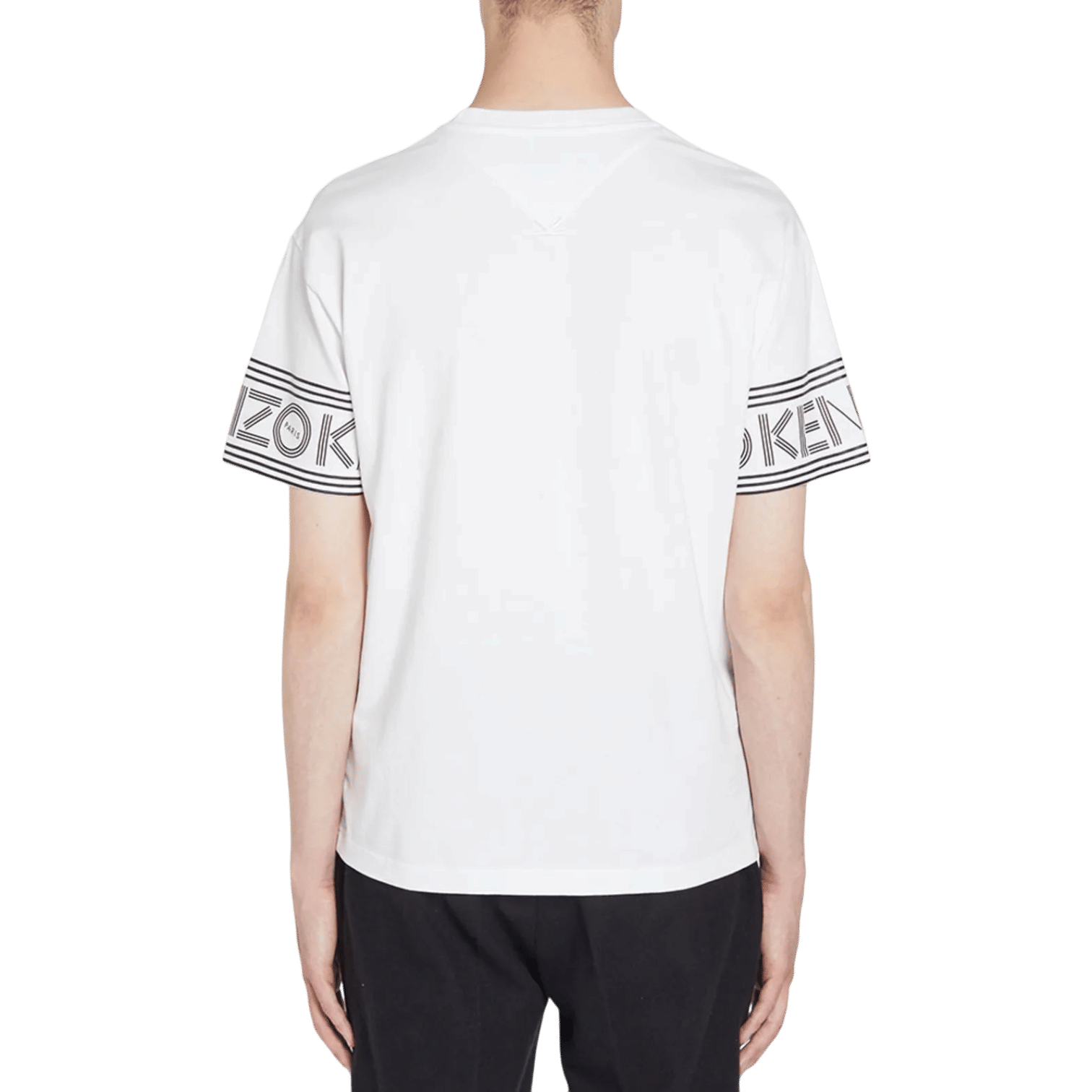 Kenzo Cuff Logo Cotton Short Sleeve T-Shirt 'White' (SS21)