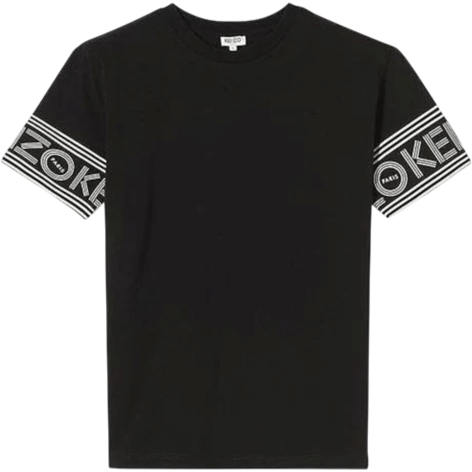 Kenzo Cuff Logo Cotton Short Sleeve T-Shirt 'Black' (SS21)