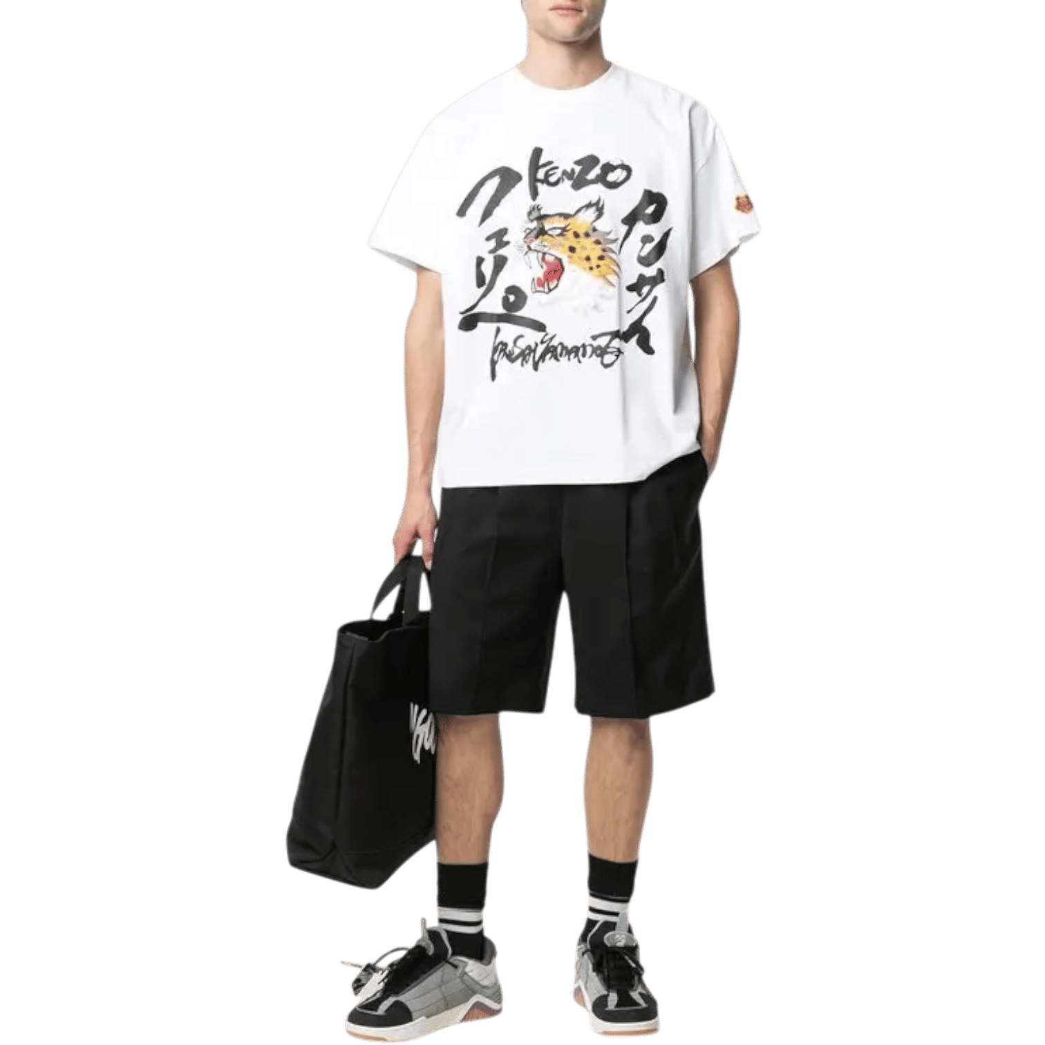 Kenzo Kansai Yamamoto Edition Seasonal Logo Boxy T-Shirt ‘White’ (SS21)