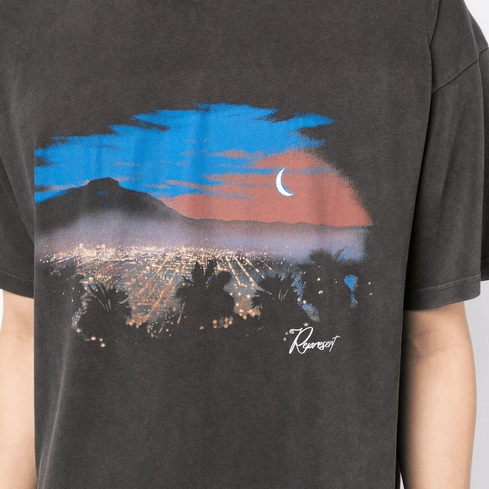 Represent The Hills T-Shirt Vintage Grey