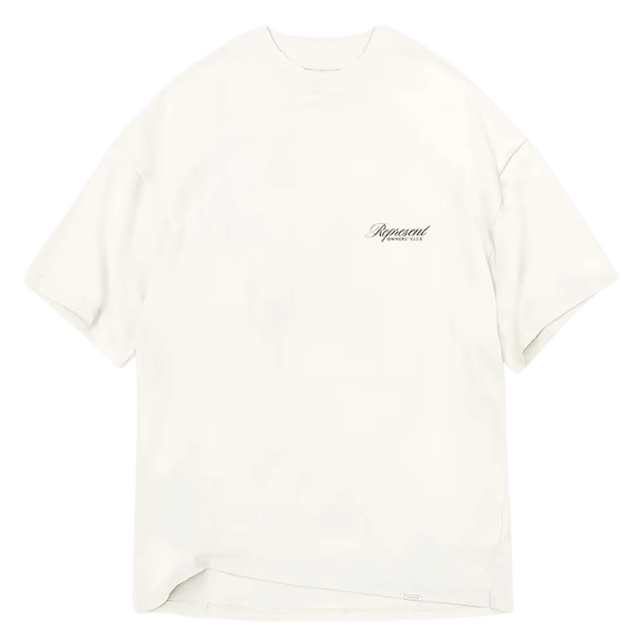 Represent Owners Club Script T-Shirt Flat White (SS25)