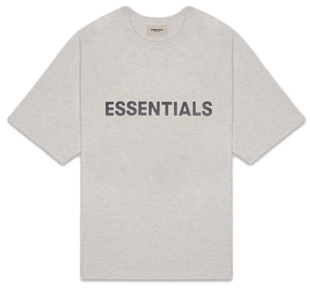 Fear Of God Essentials Short-Sleeve Tee 'Oatmeal' Front Logo (SS20)