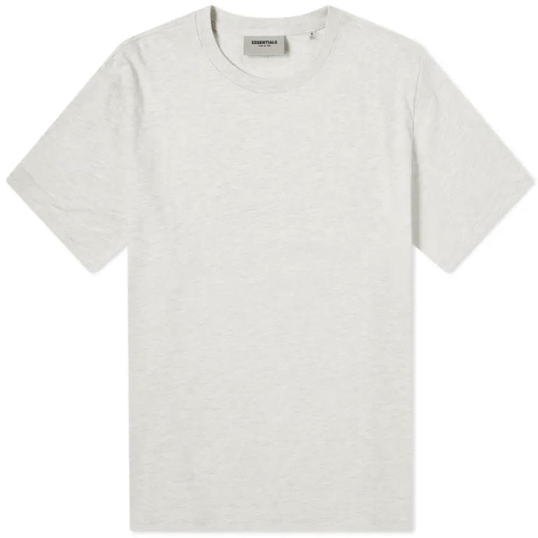 Fear Of God Essentials Short-Sleeve Tee ‘Light Heather Oatmeal’ Back Logo (SS21)