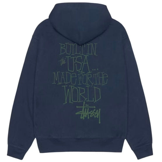 Stussy Built in USA Hoodie ‘Navy’ (FW24)