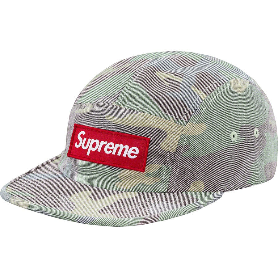 Supreme Washed Out Camo Camp Cap Woodland Camo (SS19)