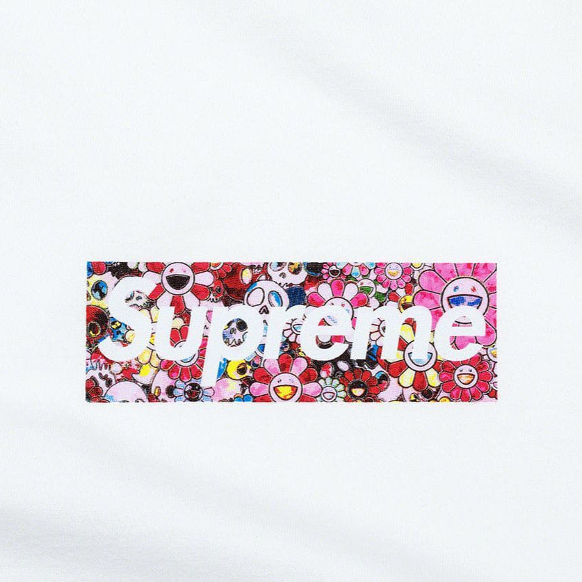 Supreme x Takashi Murakami COVID-19 Relief Box Logo Tee 'White'