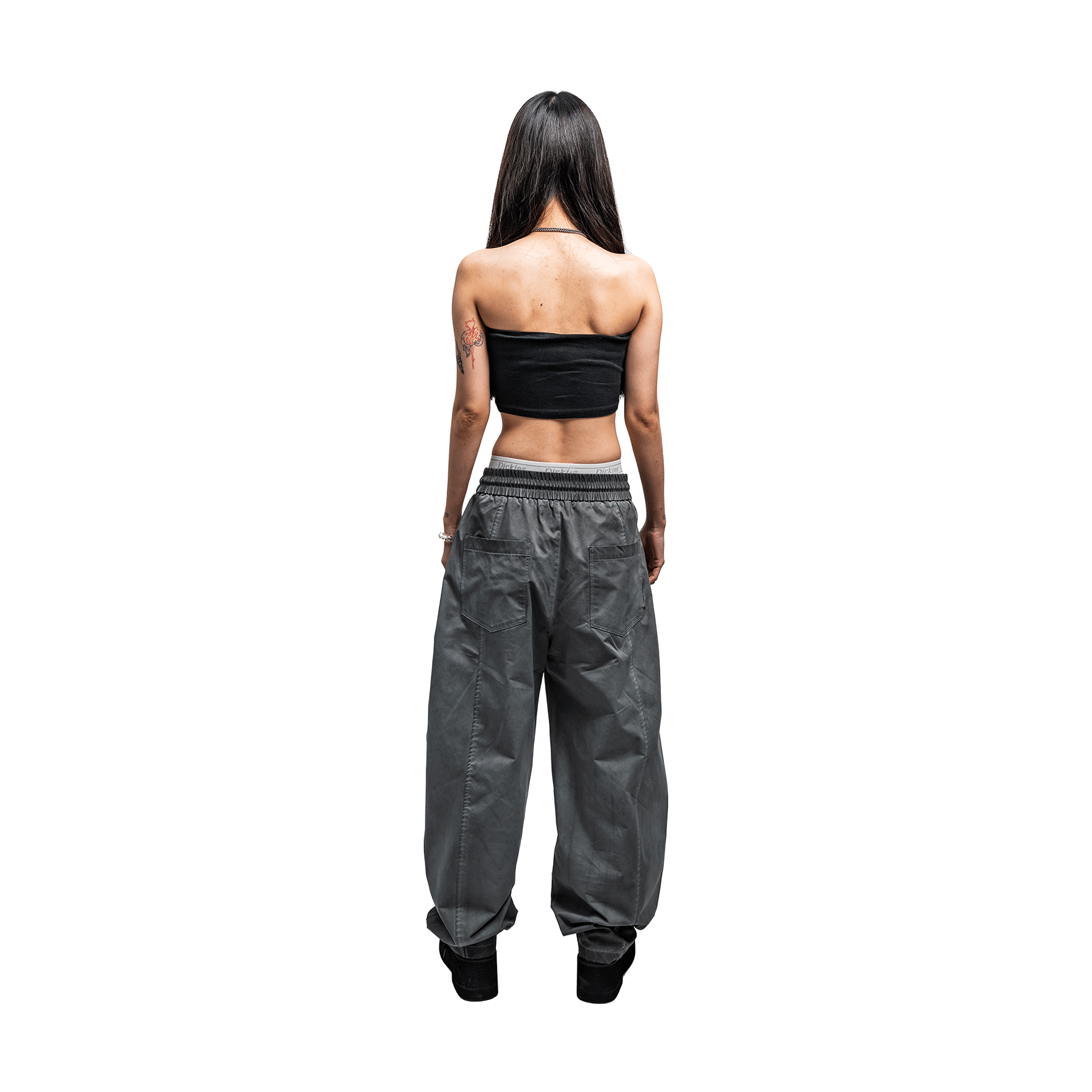 RAW21 RAW/21 Wide Parachute Pants Washed Grey (SS26)