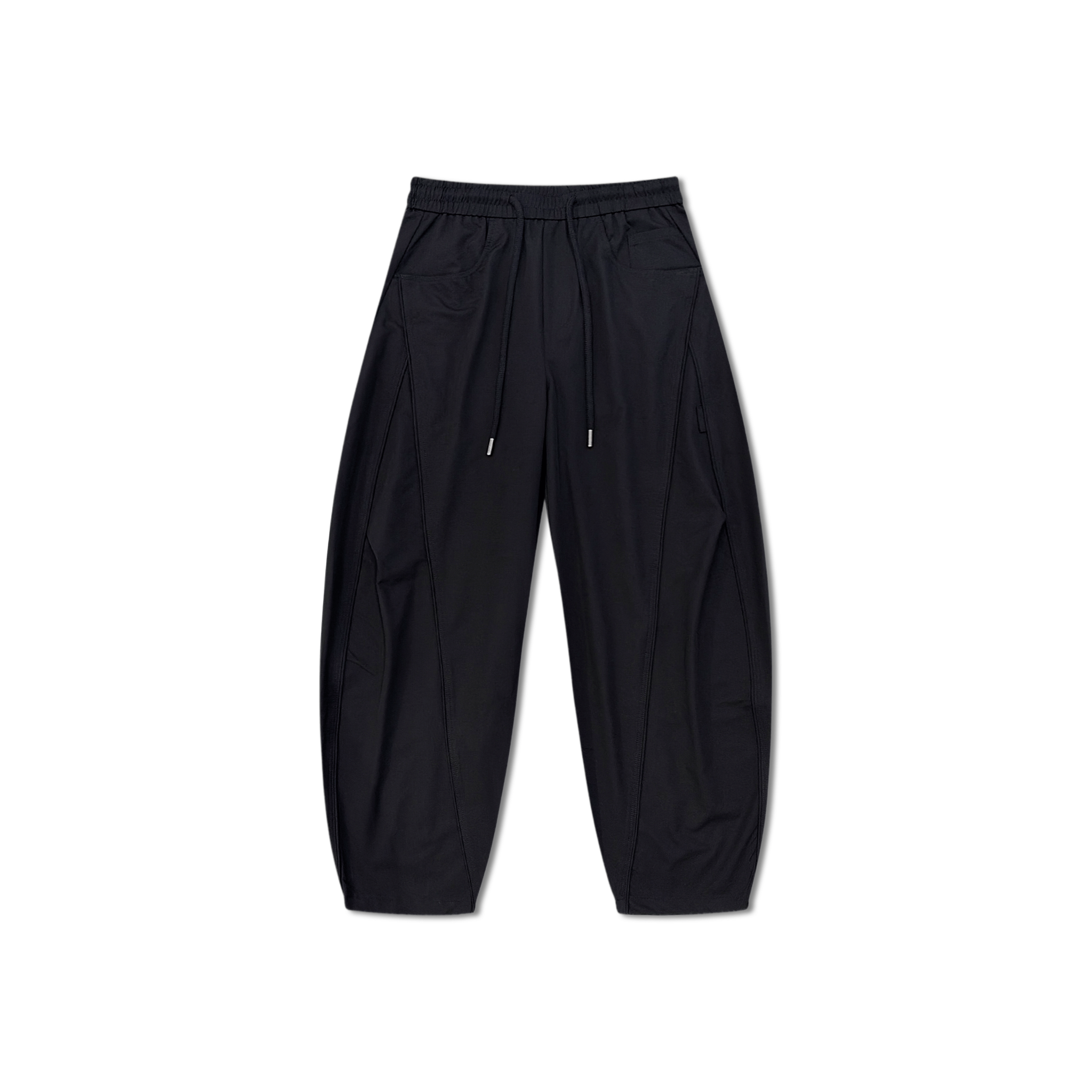 RAW21 RAW/21 Wide Parachute Pants Black (SS26)