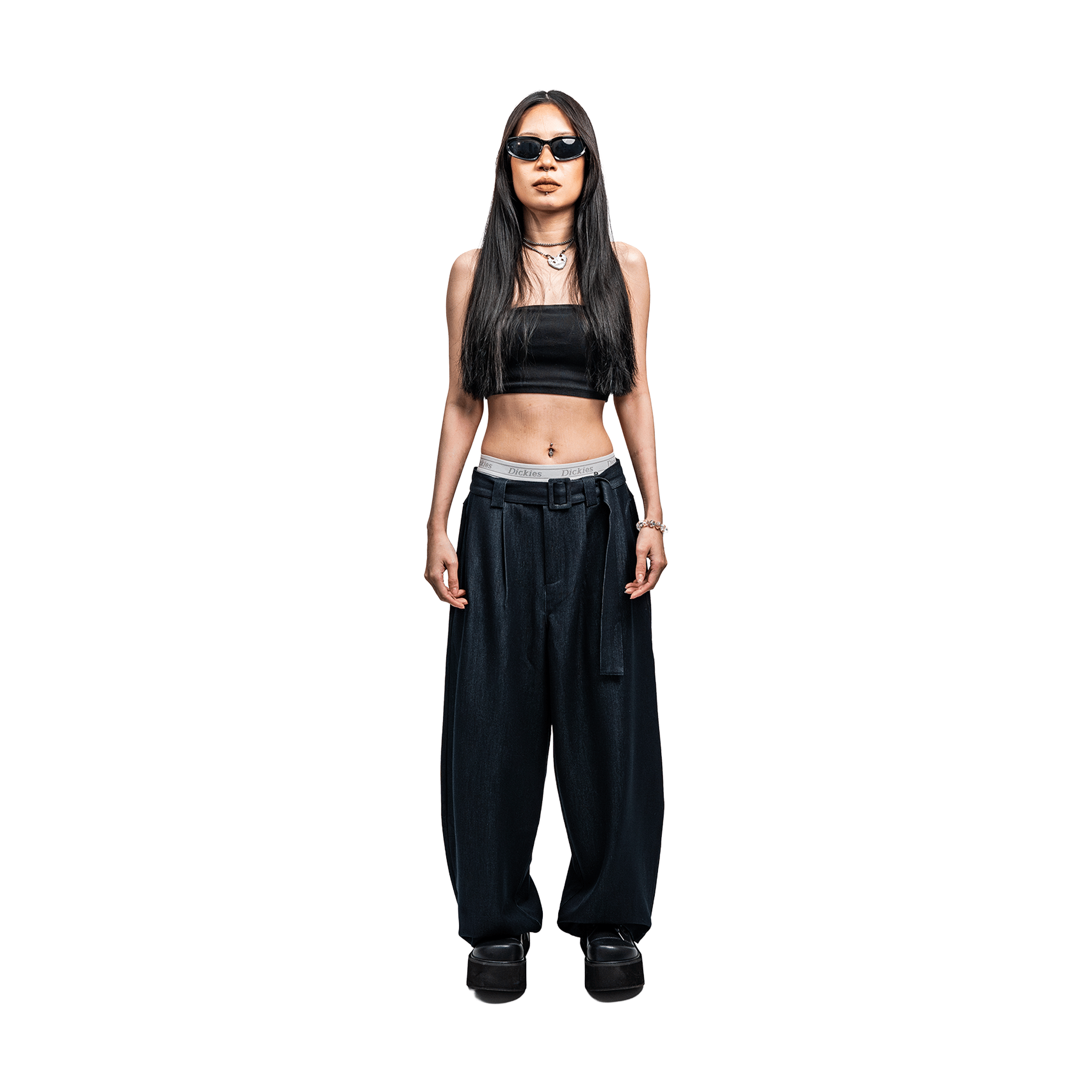 RAW21 RAW/21 Front Pleated Trousers Deep Indigo (SS26)
