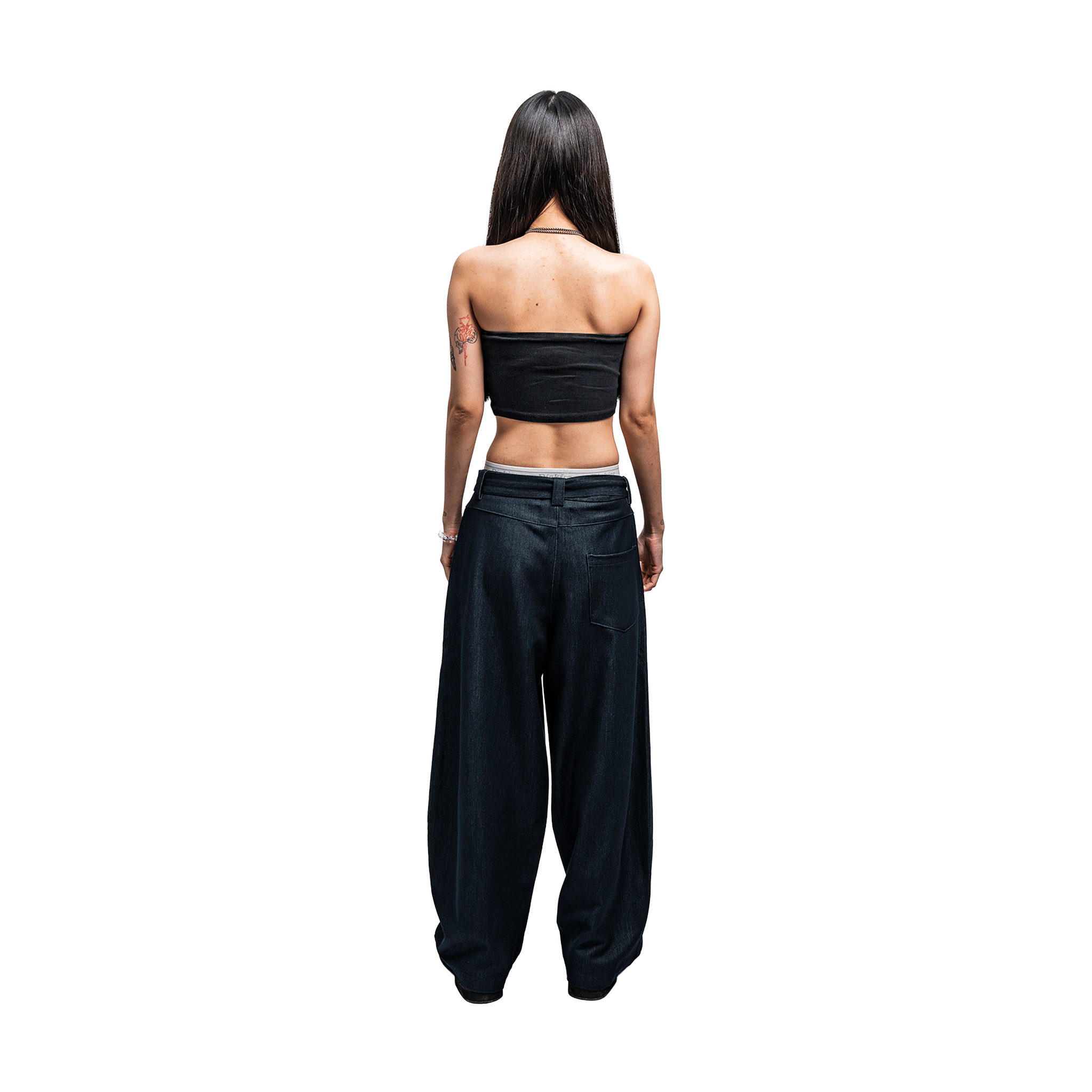 RAW21 RAW/21 Front Pleated Trousers Deep Indigo (SS26)