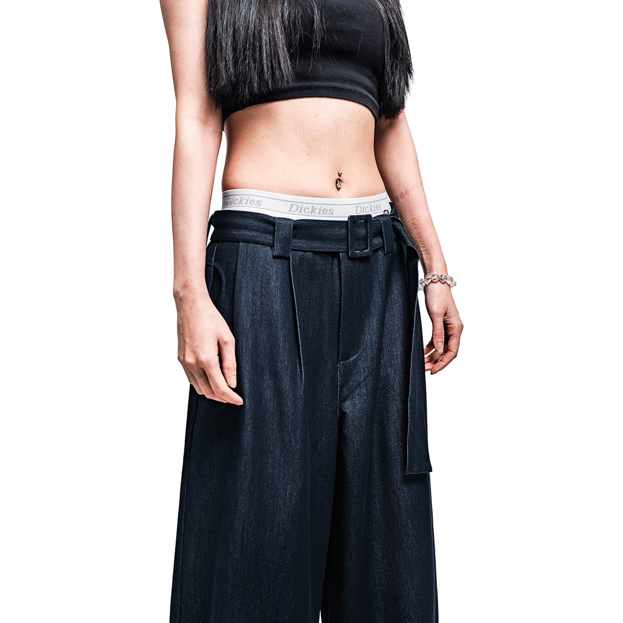RAW21 RAW/21 Front Pleated Trousers Deep Indigo (SS26)