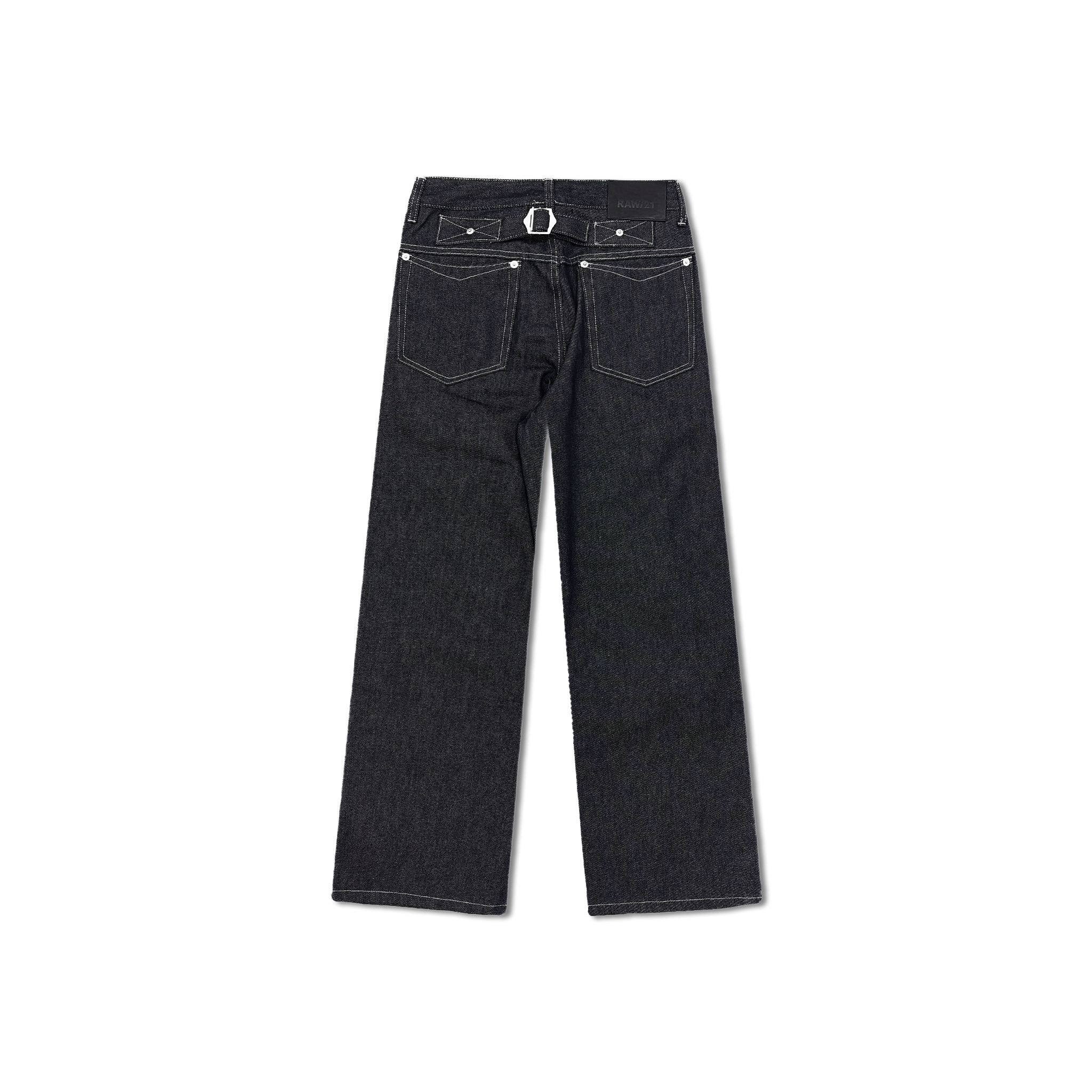 RAW21 RAW/21 Rigid Straight Denim Pants Raw Indigo (SS26)