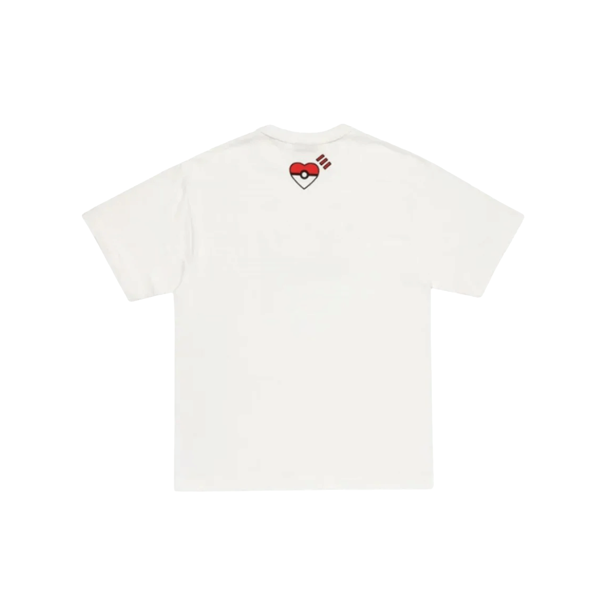 Human Made x Pokémon Made Pink Heart Graphic Harajuku Exclusive Tee White (FW25)