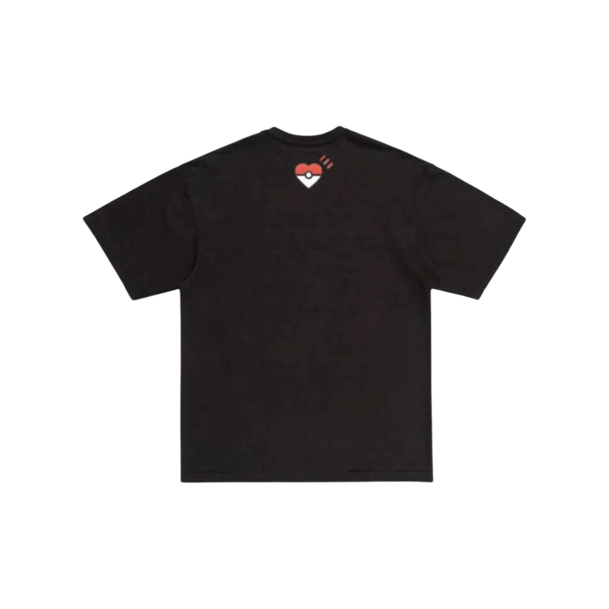 Human Made x Pokémon Made Pink Heart Graphic Harajuku Exclusive Tee Black (FW25)