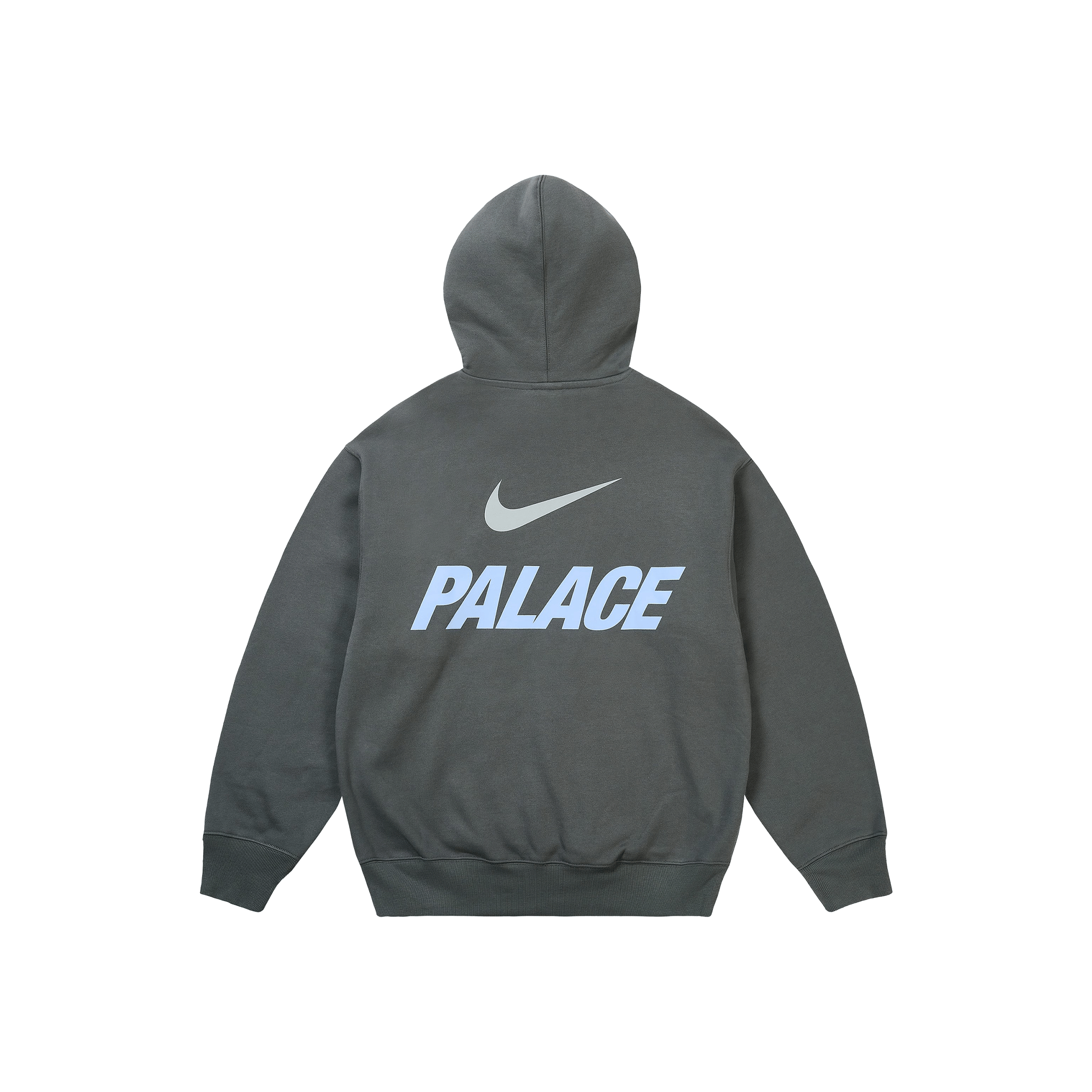 Palace x Nike Front Swoosh Hoodie Charcoal (SS26)