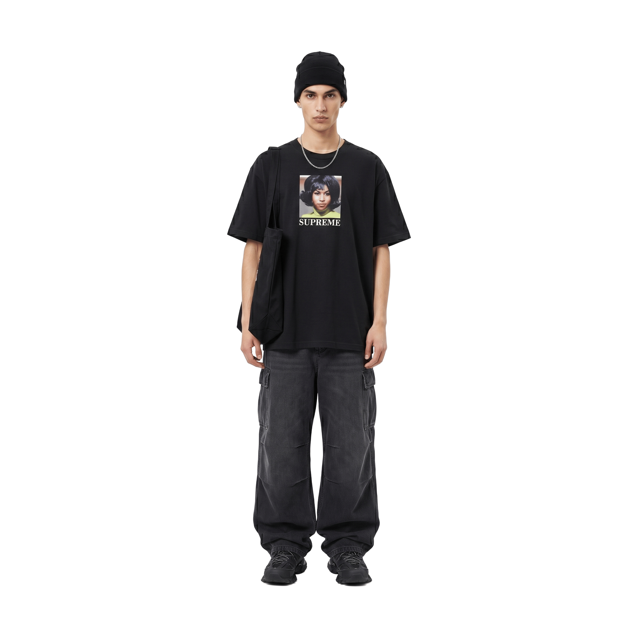 Supreme Aretha Tee Black (SS26)