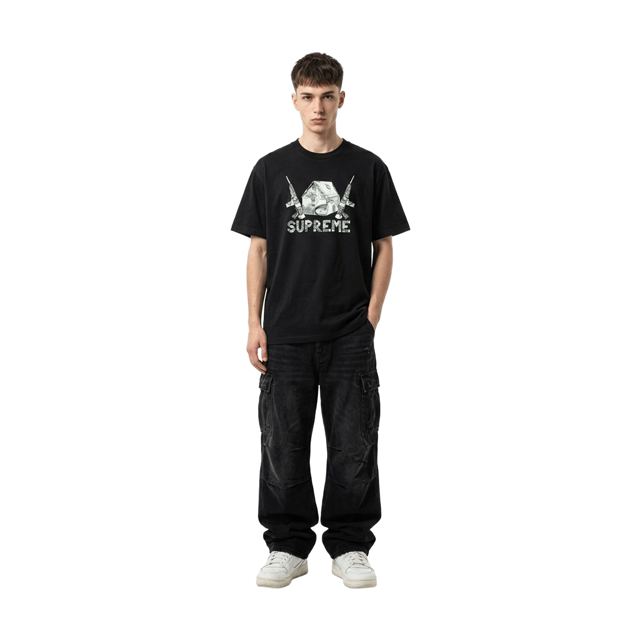 Supreme Origami Tee Black (SS26)