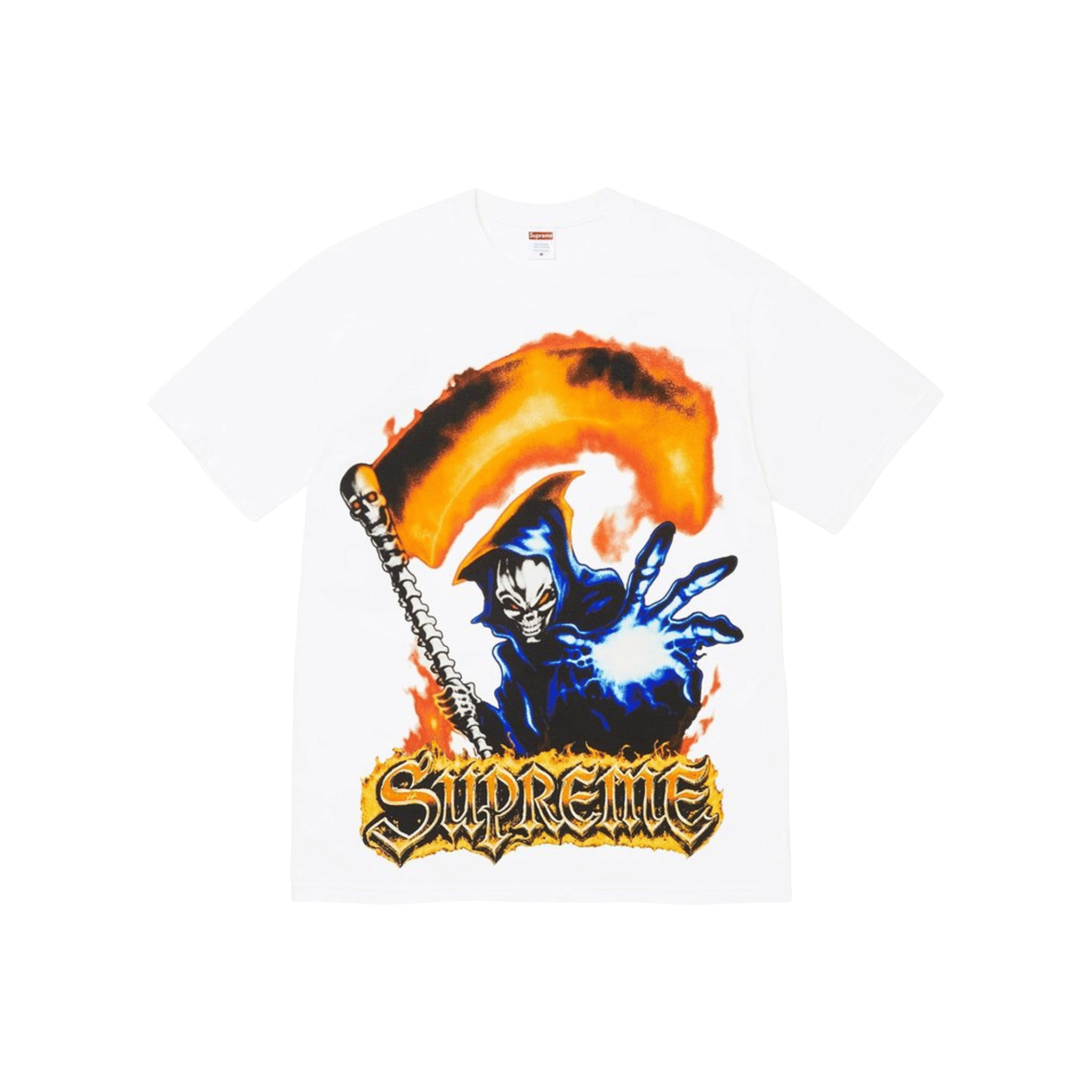 Supreme Grim Reaper Tee White (SS26)