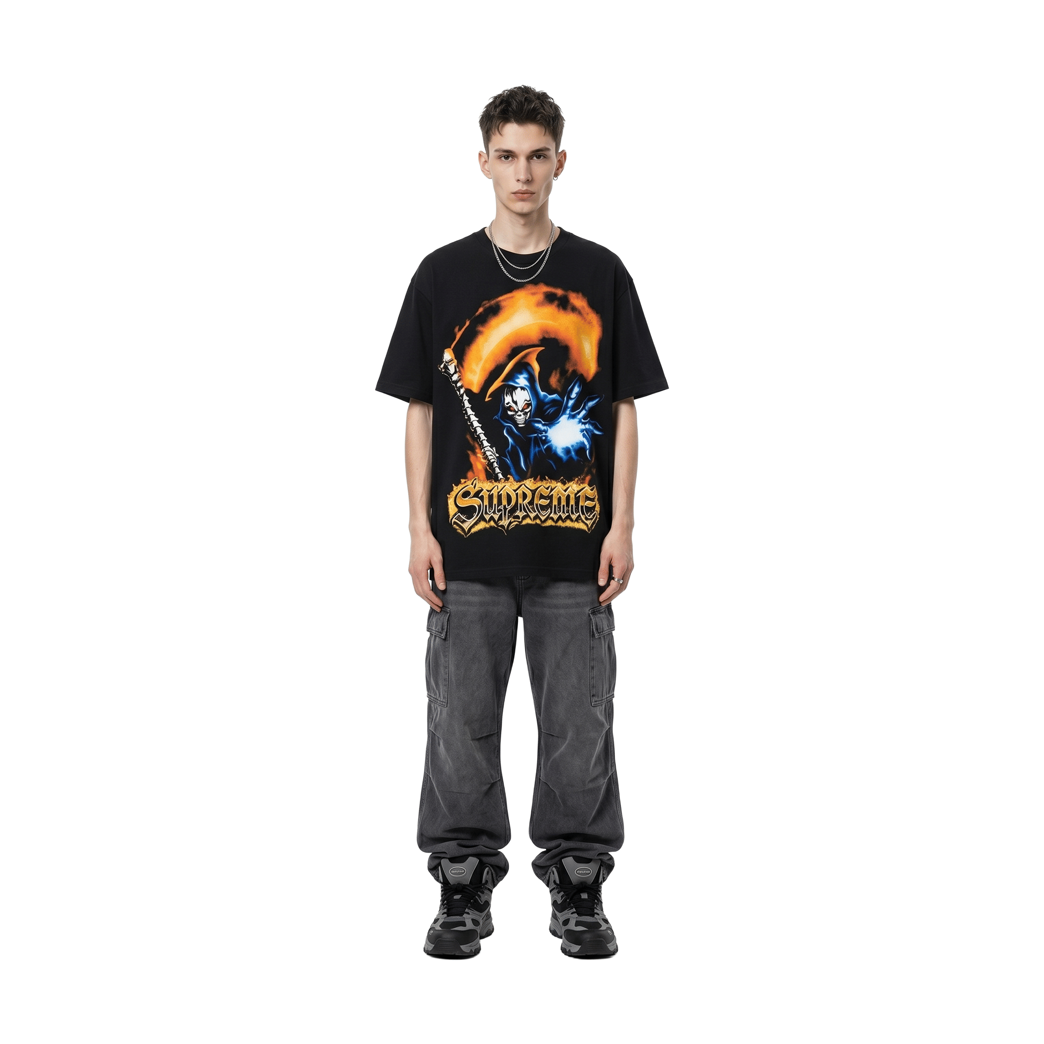 Supreme Grim Reaper Tee Black (SS26)