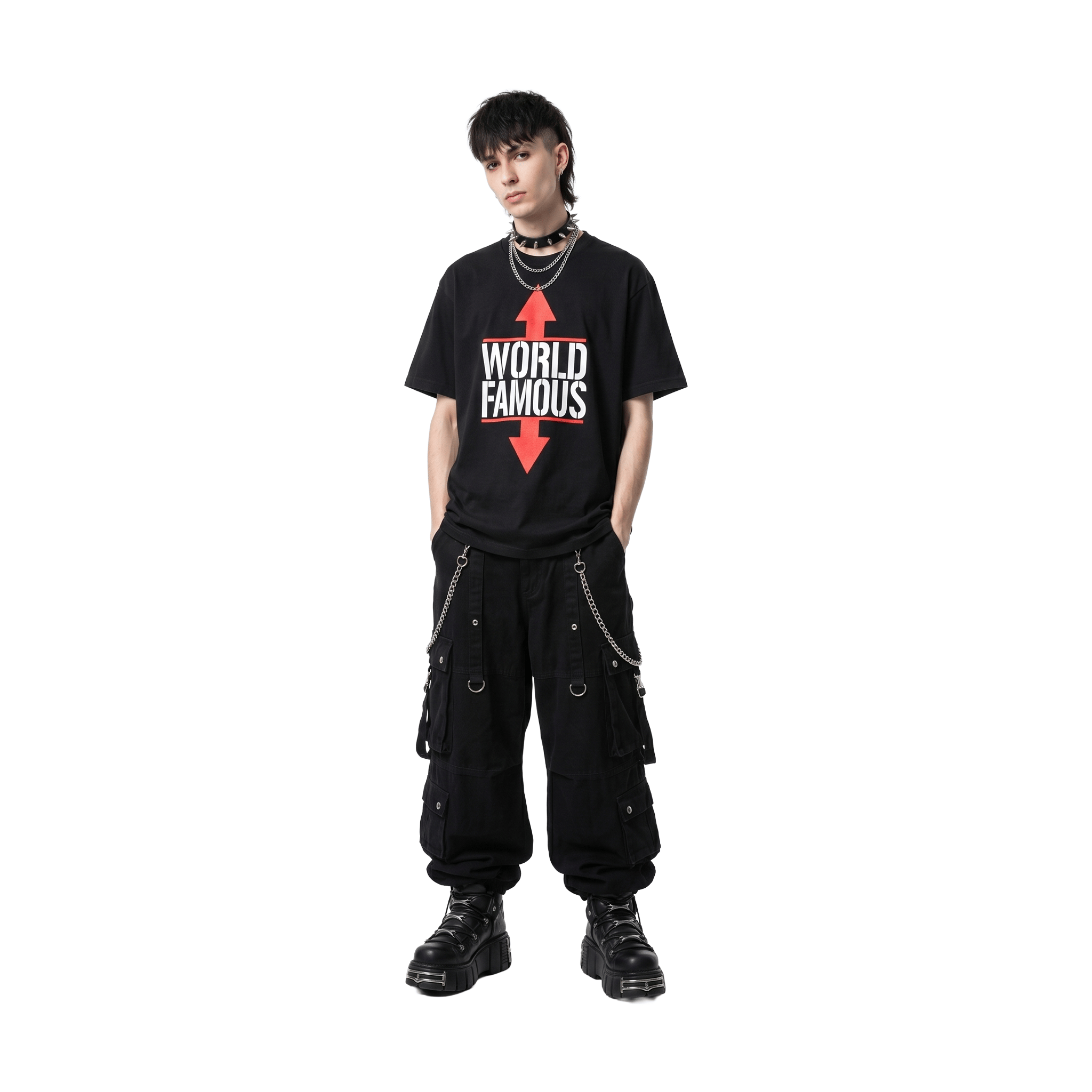 Supreme World Famous Tee Black (SS26)