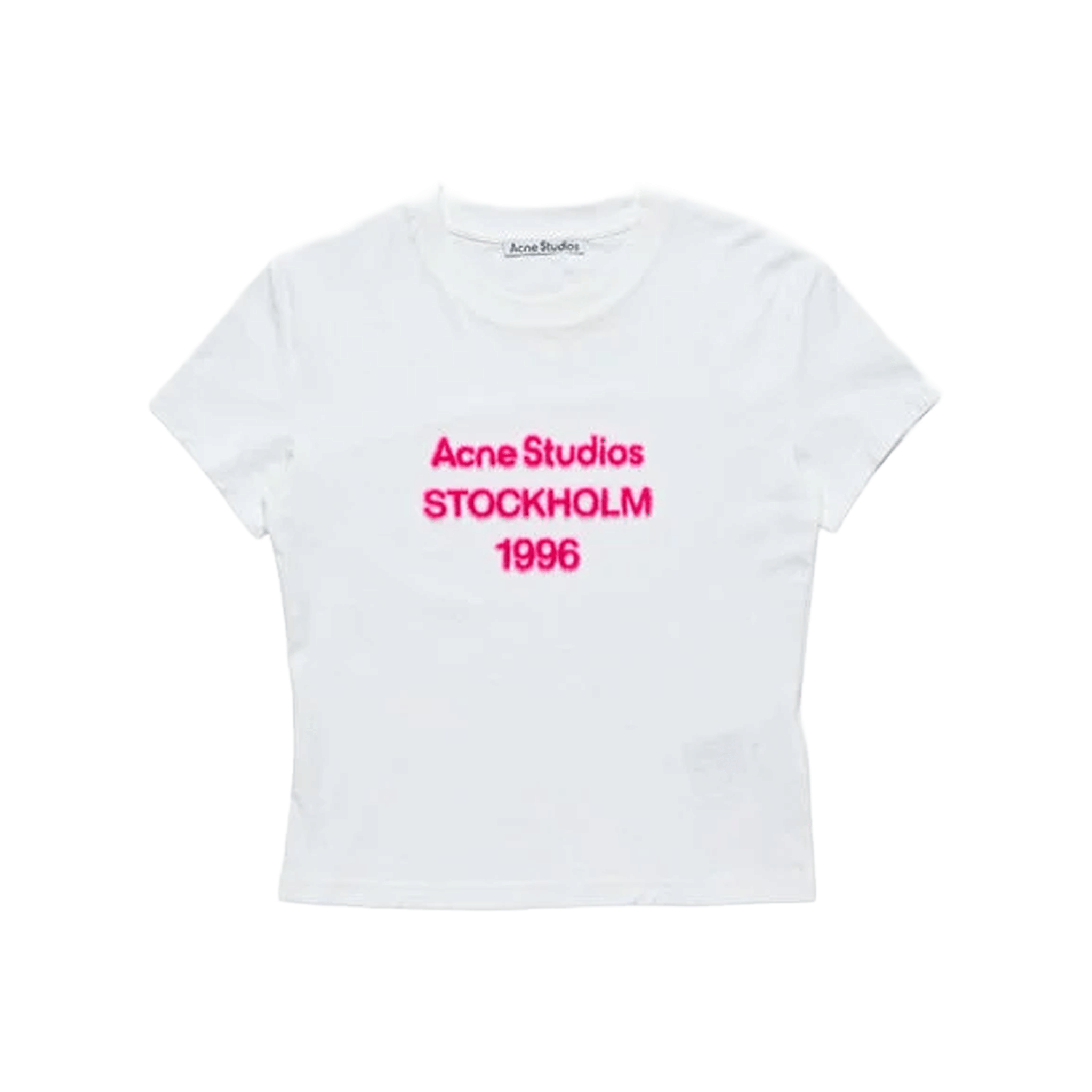 Represent ACNE STUDIO Stockholm 1996 Logo Tee Off White (SS26)