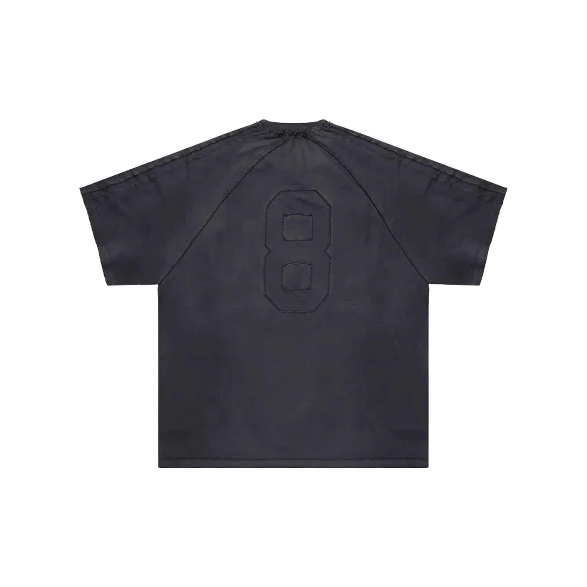 MASONPRINCE Reconstructed Applique Embroidered Tee Iron Ash (SS26)