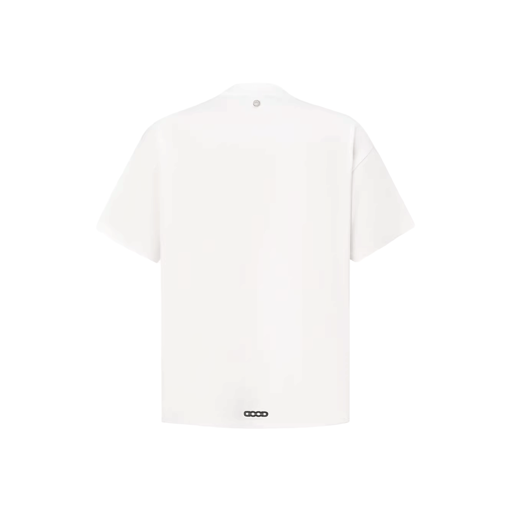GOODBRAND Gemstone Embellished Logo Tee White (SS26)