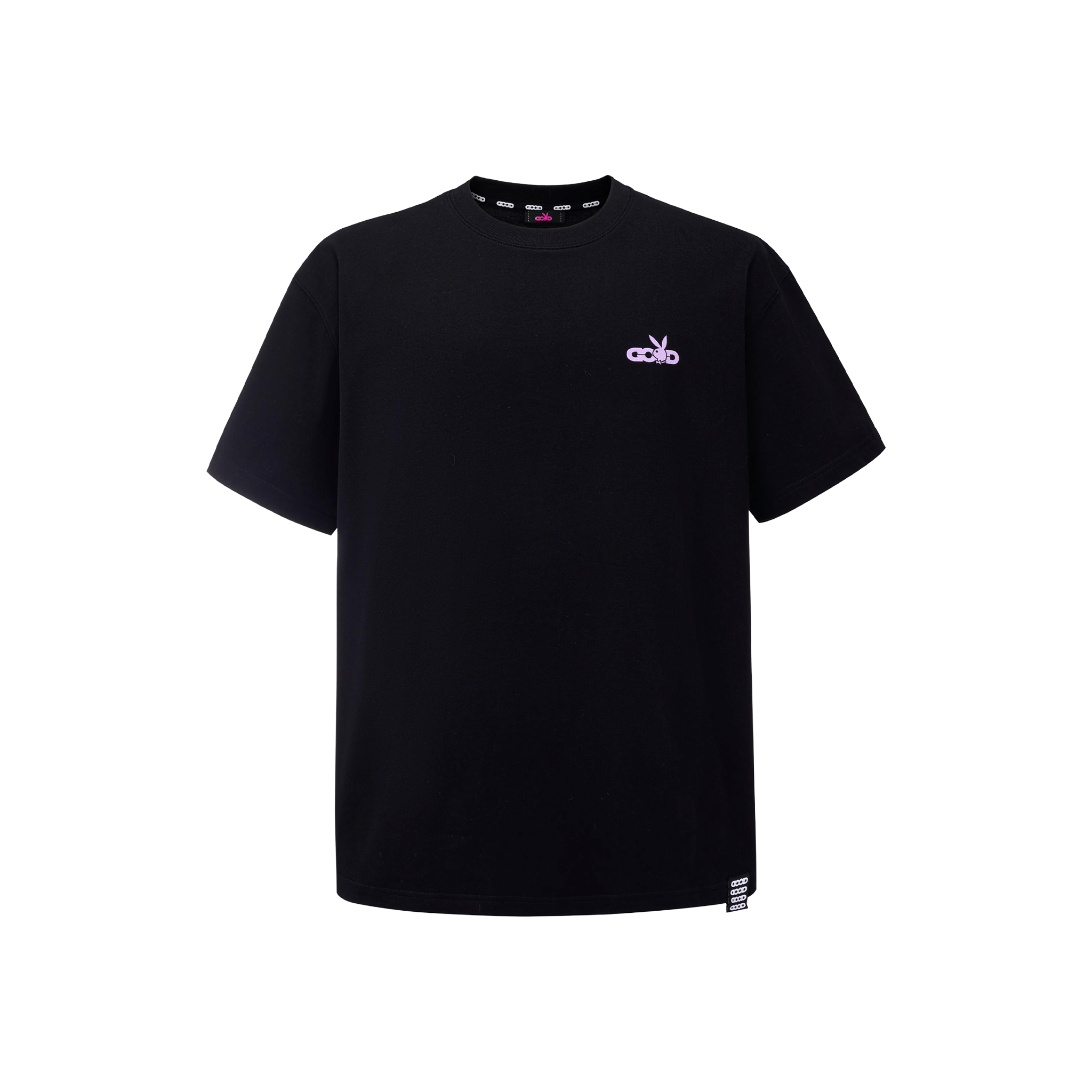 GOODBRAND x PLAYBOY Pin-up & Glitter Logo Tee Black (SS26)