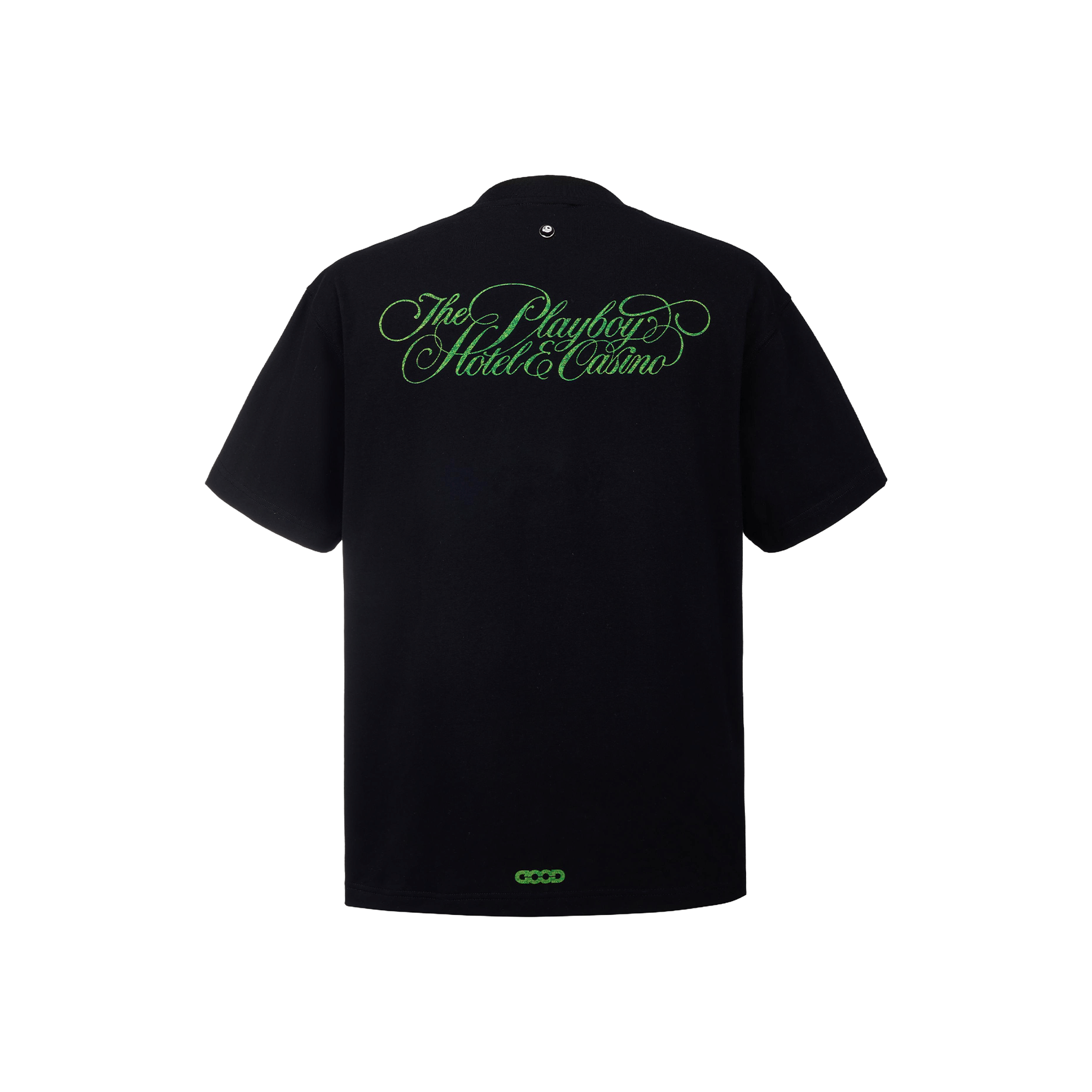 GOODBRAND x PLAYBOY Lawn Leisure Girl Logo Tee Black (SS26)