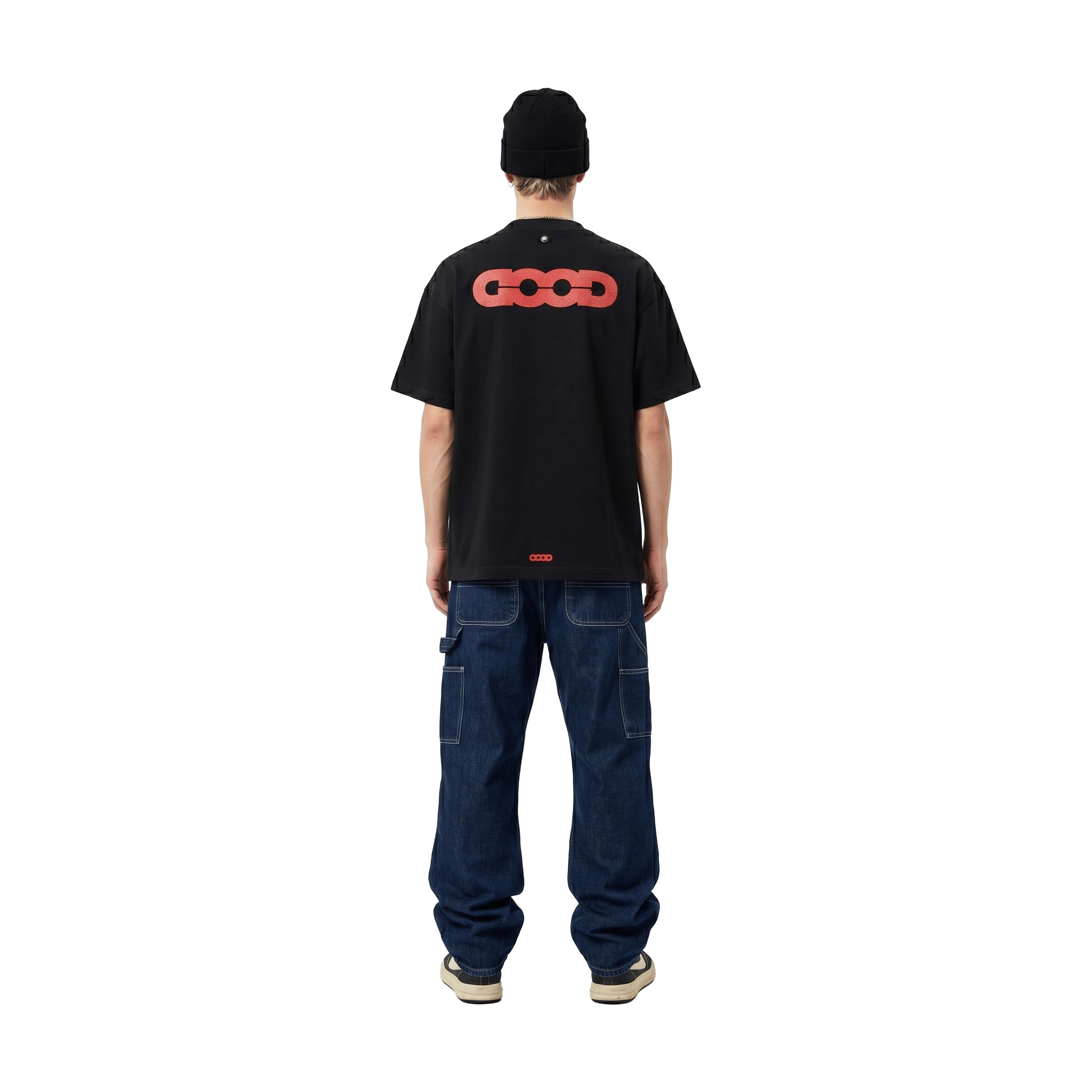 GOODBRAND x PLAYBOY Blonde Pillow Girl Logo Tee Black (SS26)