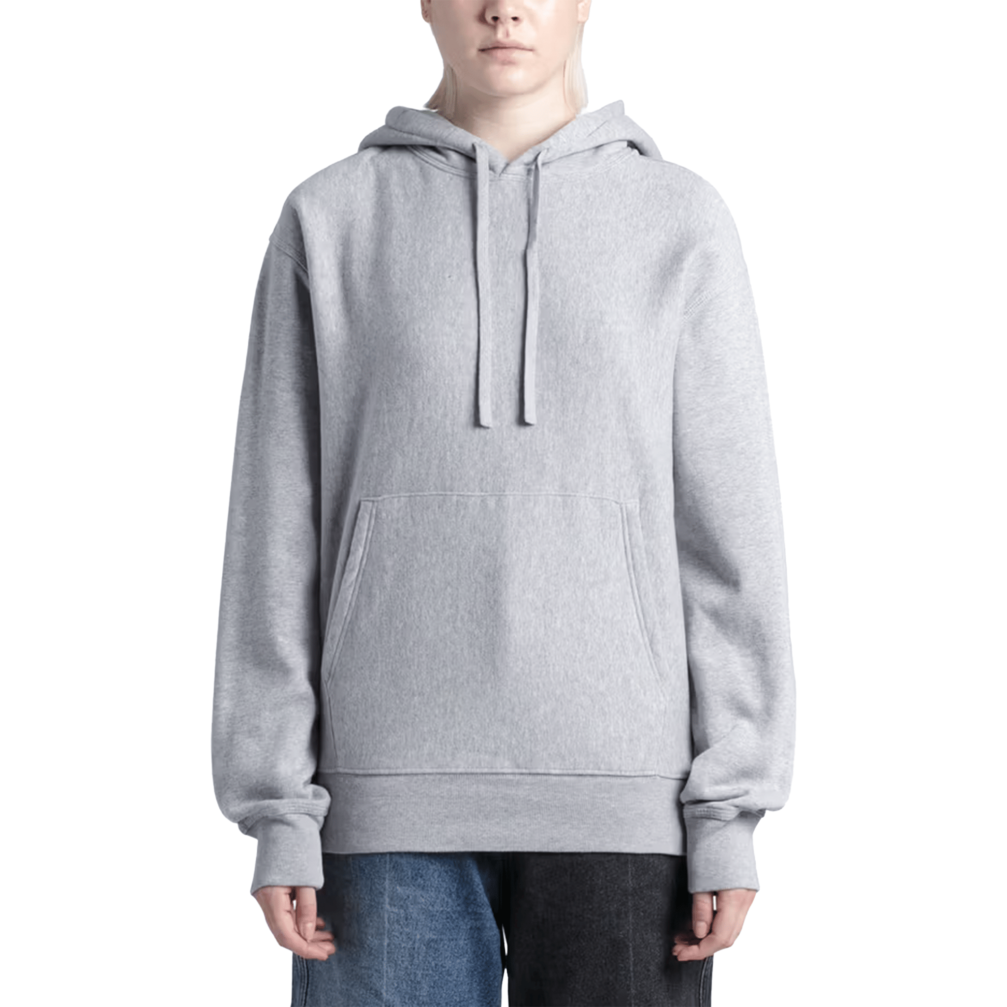 Stüssy Back Hood Appliqué Hoodie Ash Heather (SS22)