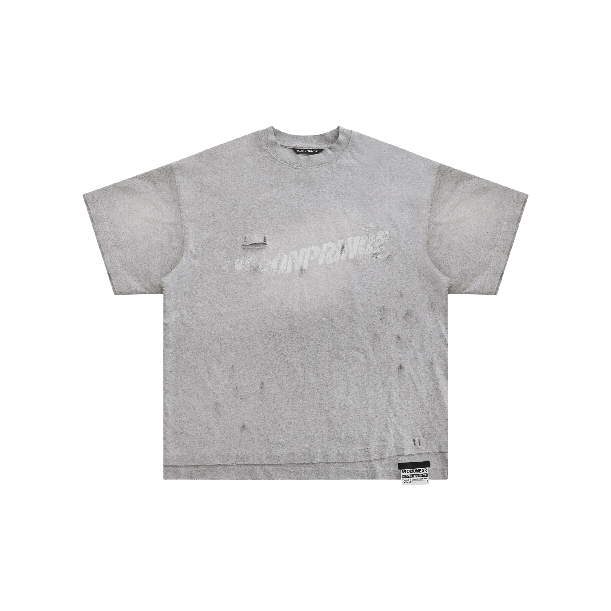 MASONPRINCE Painted Body Tee Flower Grey (SS26)
