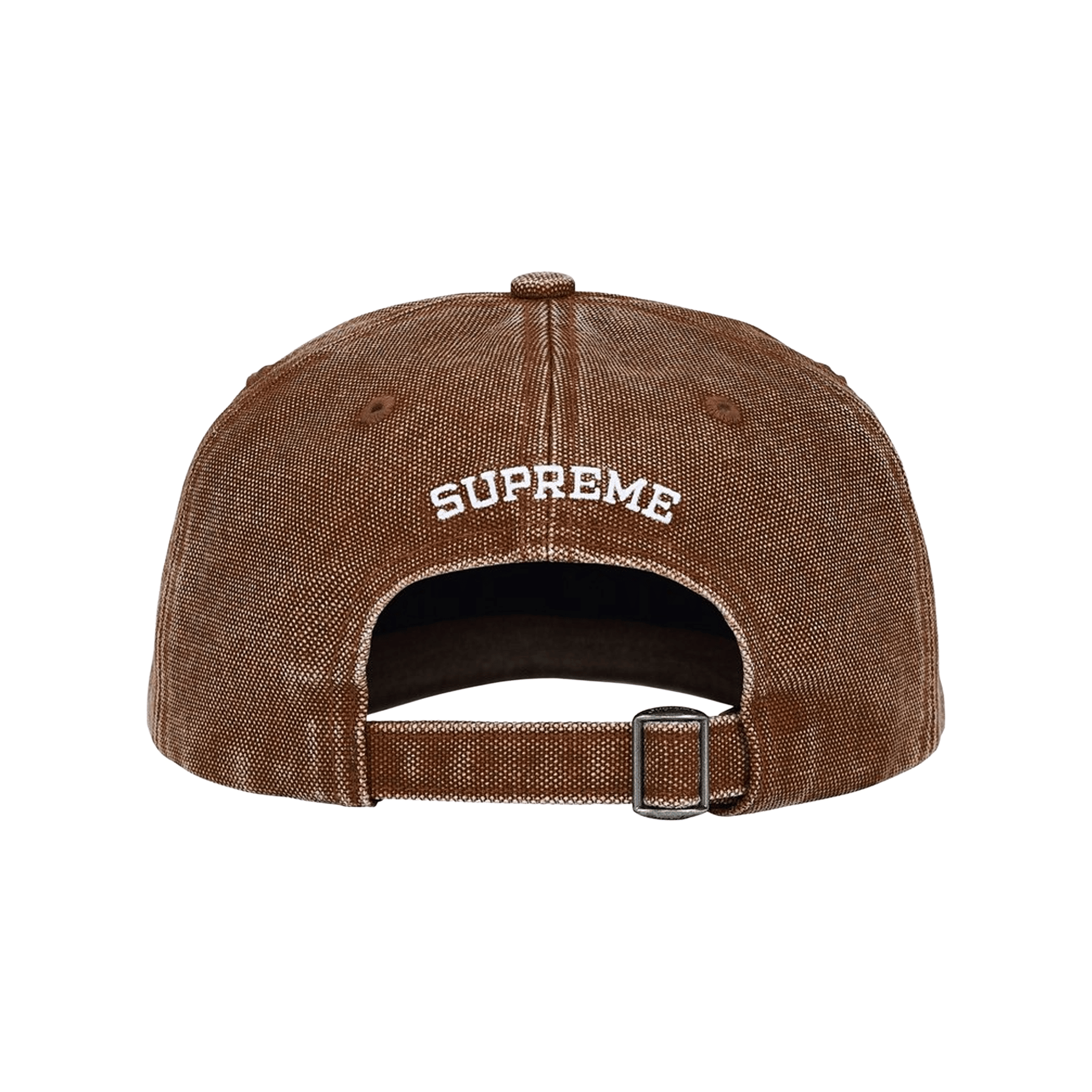 Supreme Pigment Coated S Logo 6-Panel Cap Brown (SS26)