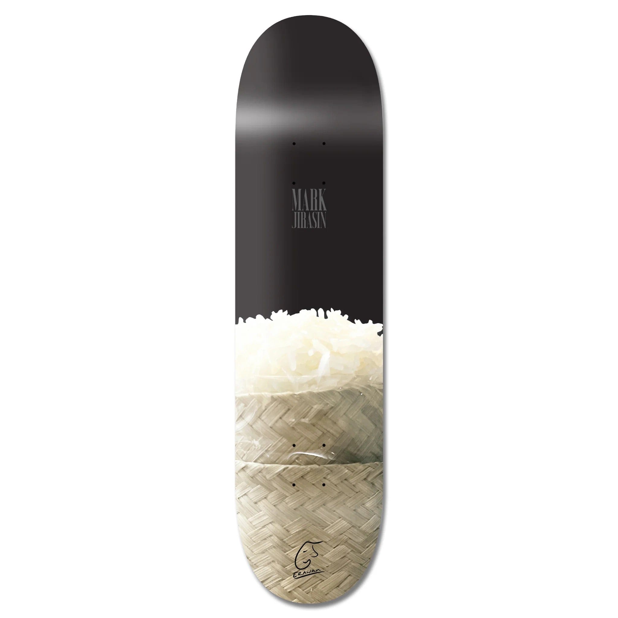 Erawan Skateboards "NIEW MARK" Deck Black 8.5 x 31.785