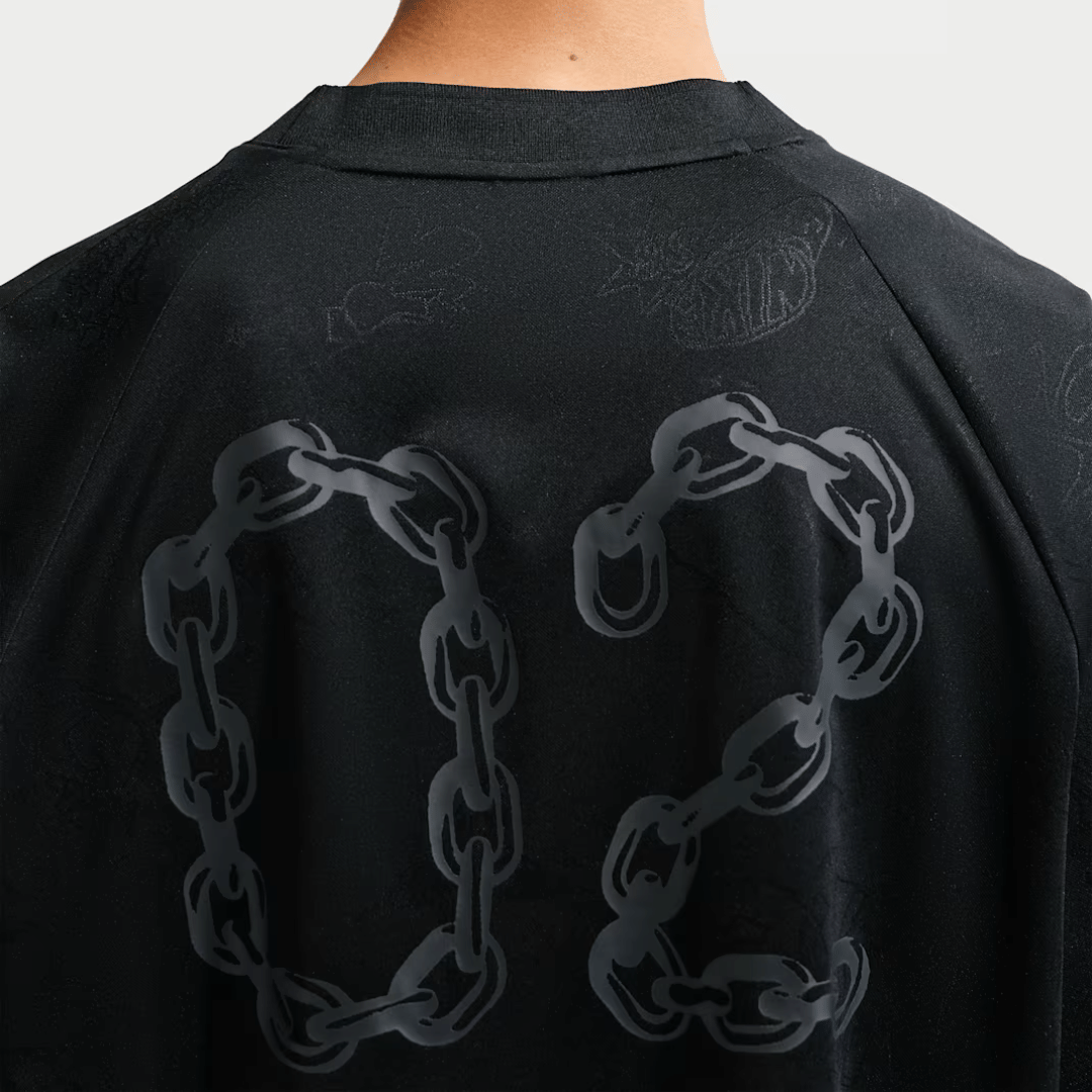 Nike SB Jacquard Skate Jersey Top Black
