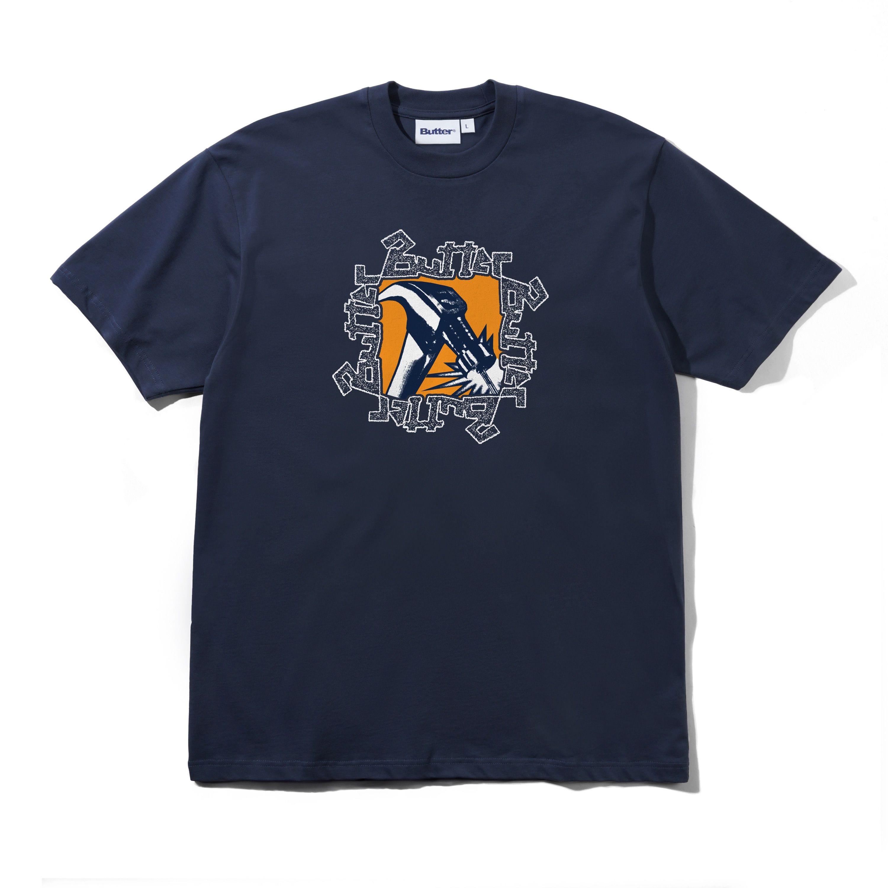 Butter Goods Hammer T-Shirt Midnight