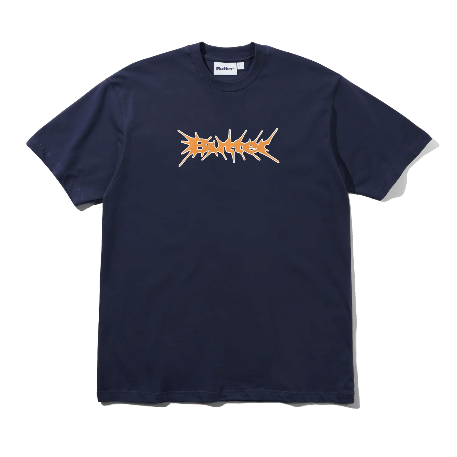 Butter Goods Nail Logo T-Shirt Navy