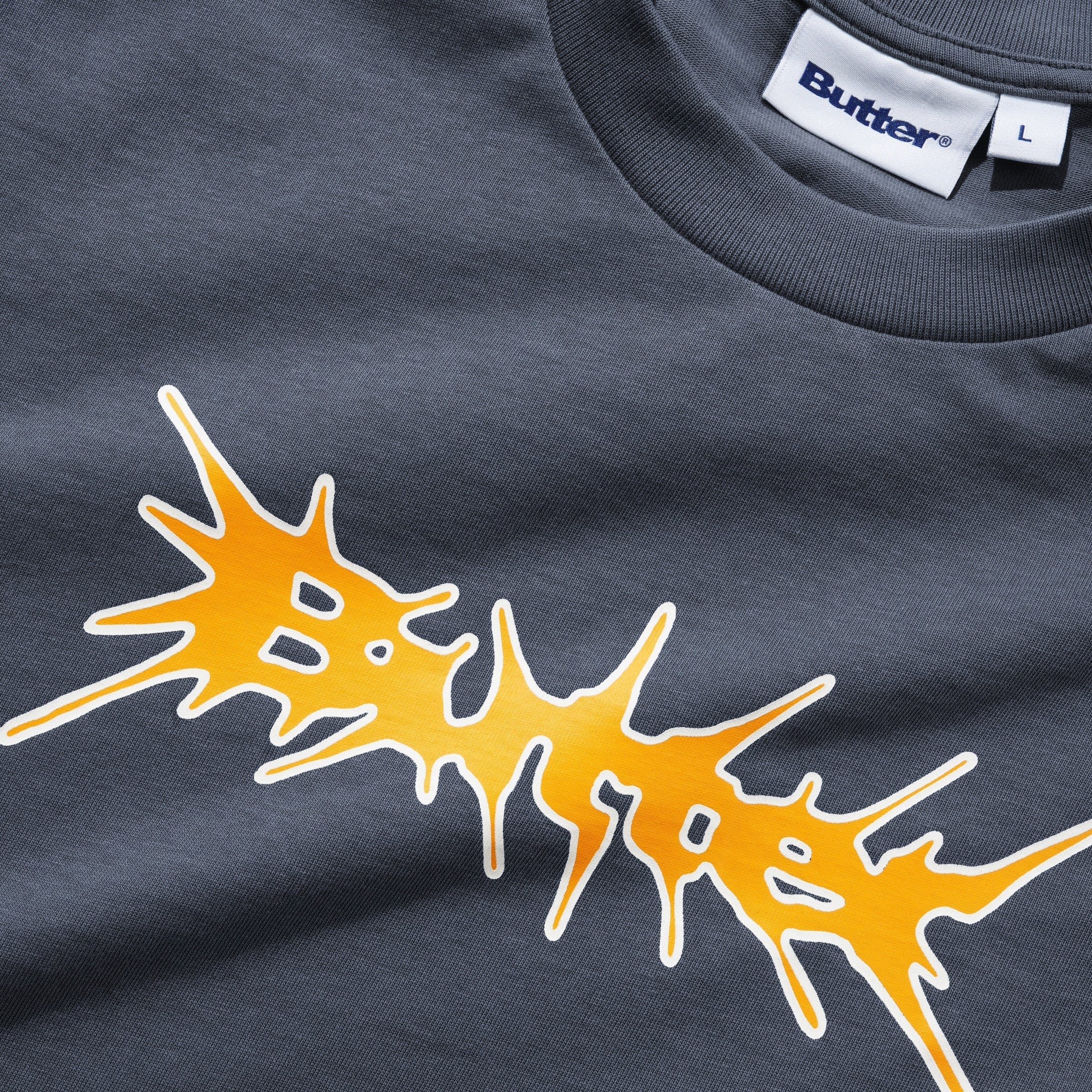Butter Goods Nail Logo T-Shirt Navy