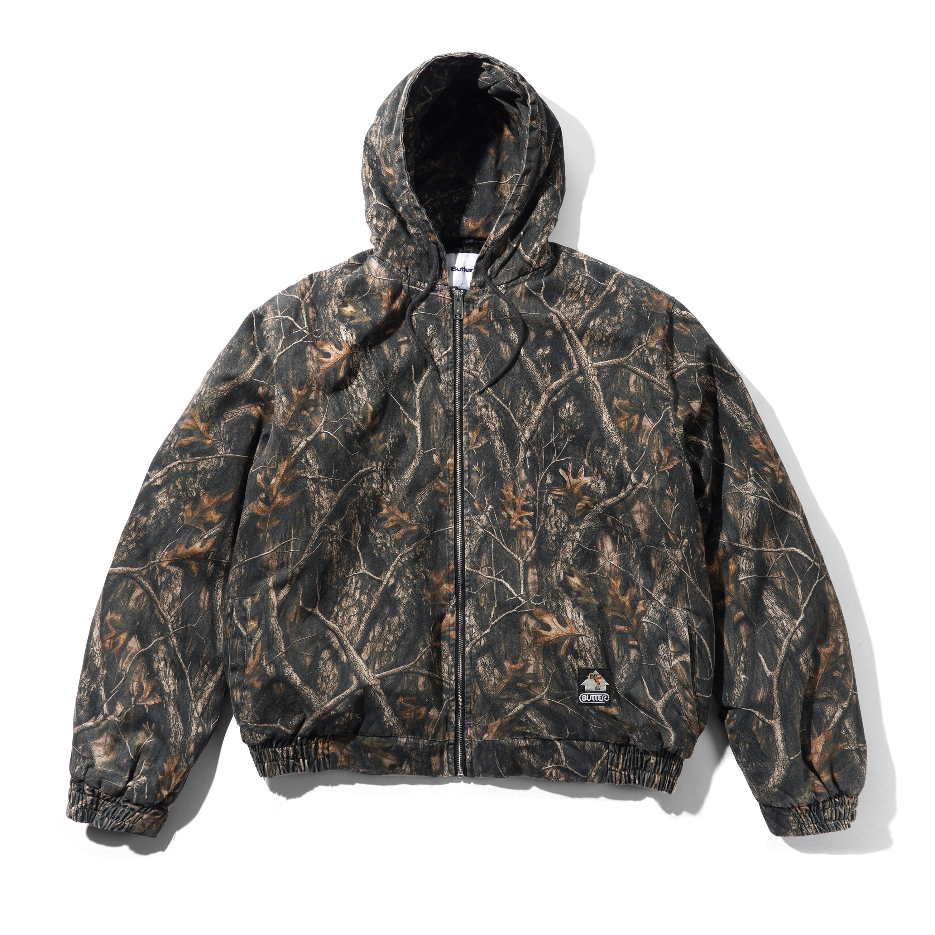 Butter Goods Insulated Work Jacket Forest Camo