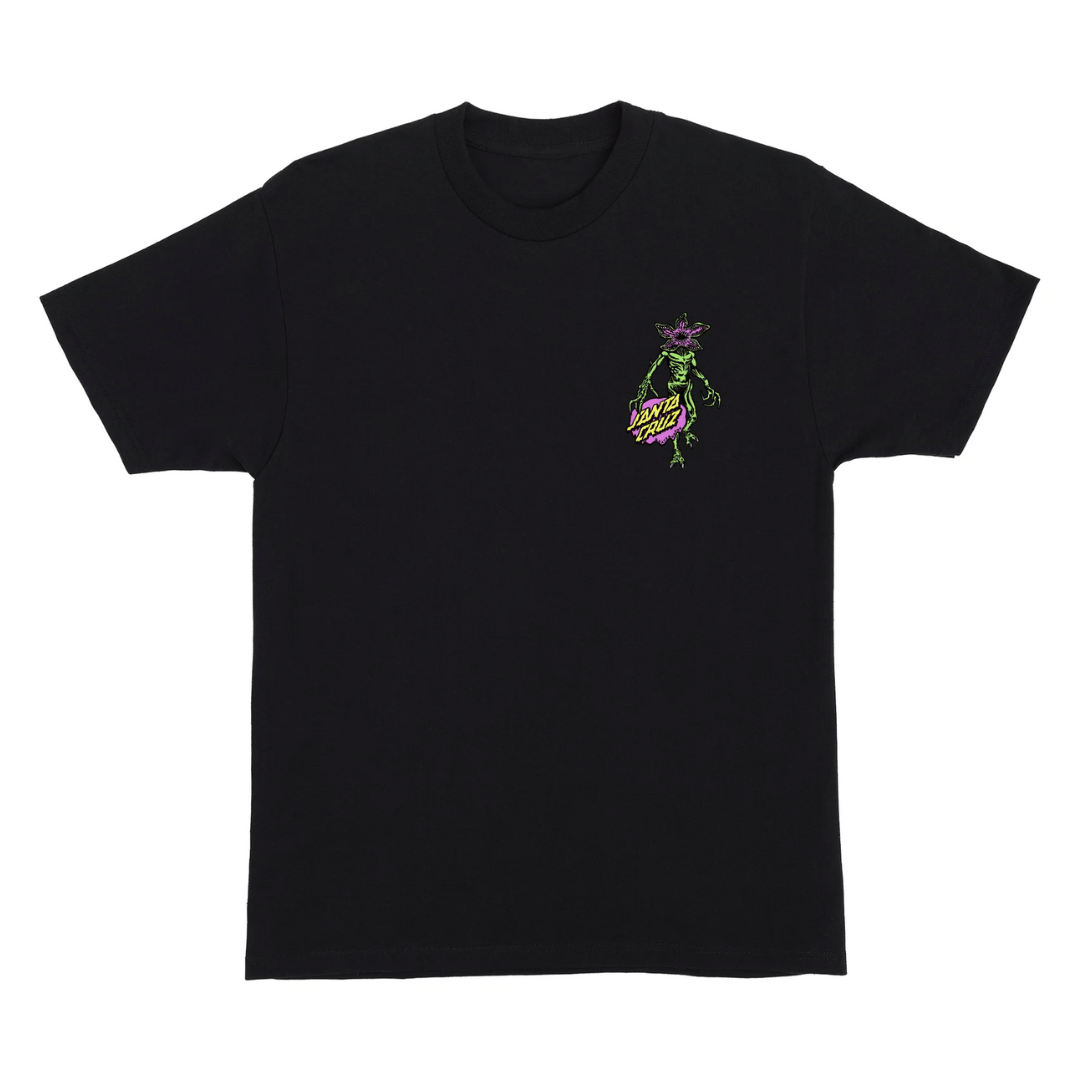 Santa Cruz x Stranger Things Demogorgon Dot T-Shirt Black
