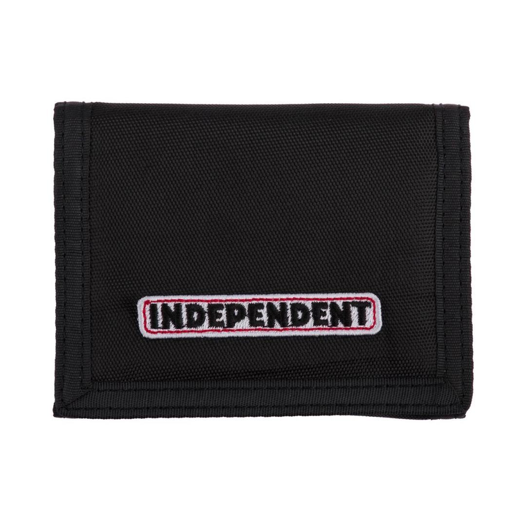 Independent Velcro Bar Logo Wallet Black