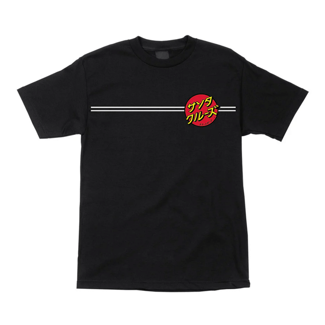 Santa Cruz Japanese Dot T-Shirt Black