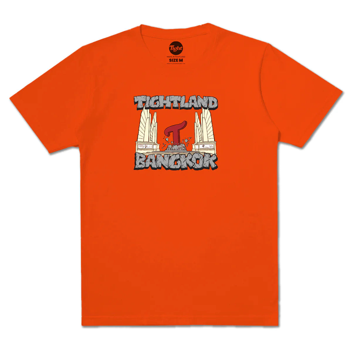 Tight Tightland "Tightmocrazy"T-Shirt Orange