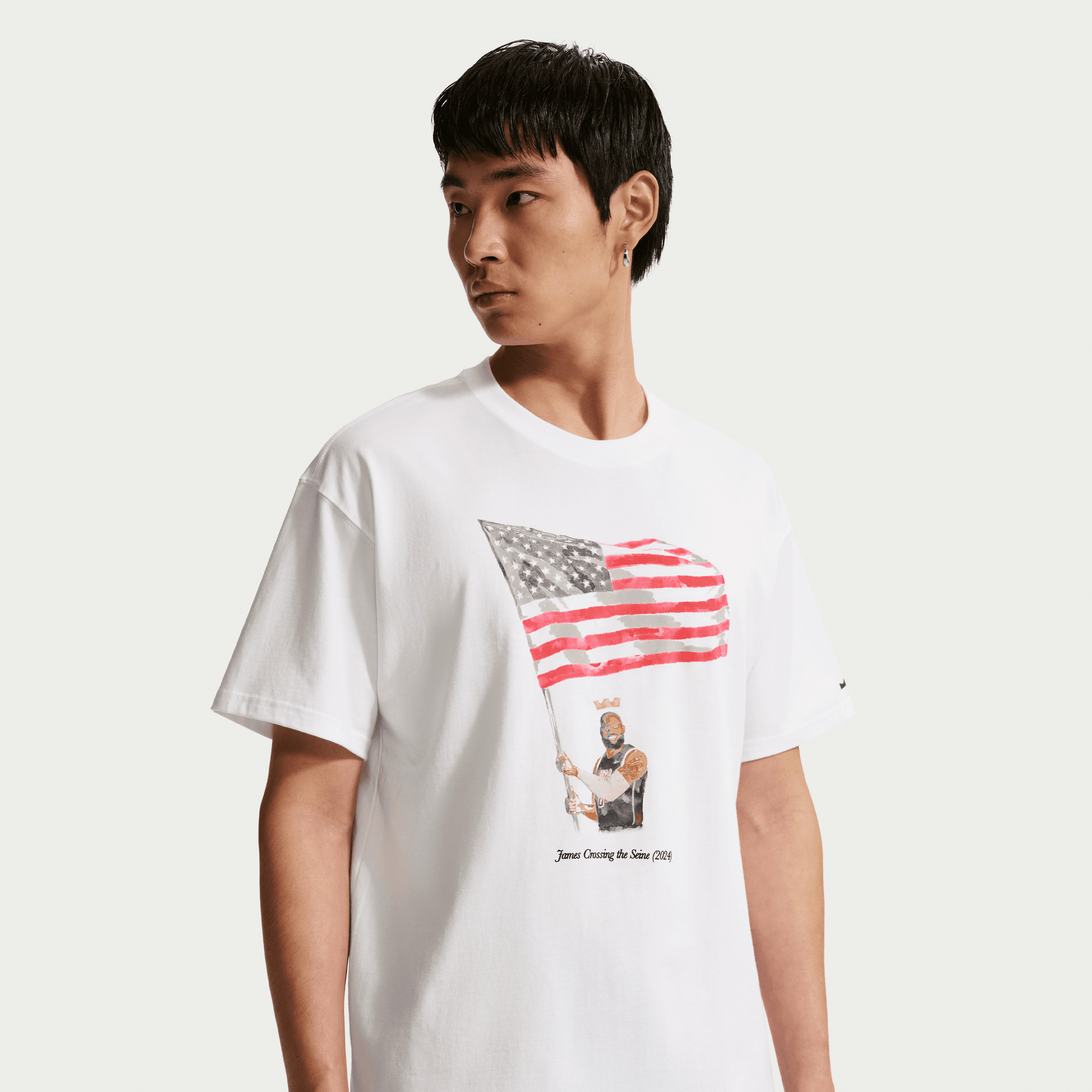 Nike LeBron 'Old Glory' Men's Basketball T-Shirt