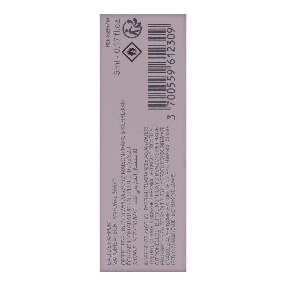 Maison Francis Kurkdjian A La Rose by Maison Francis Kurkdjian 5 ml / 0.17 oz Eau de Parfum Spray