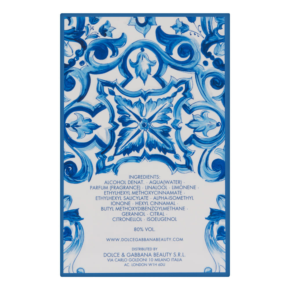 Dolce & Gabbana Light Blue Summer Vibes by Dolce Gabbana for Men 4.2 oz Eau de Toilette Spray